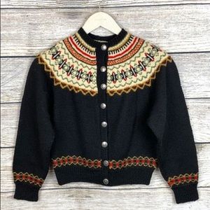 Handmade Wool Norwegian Cardigan